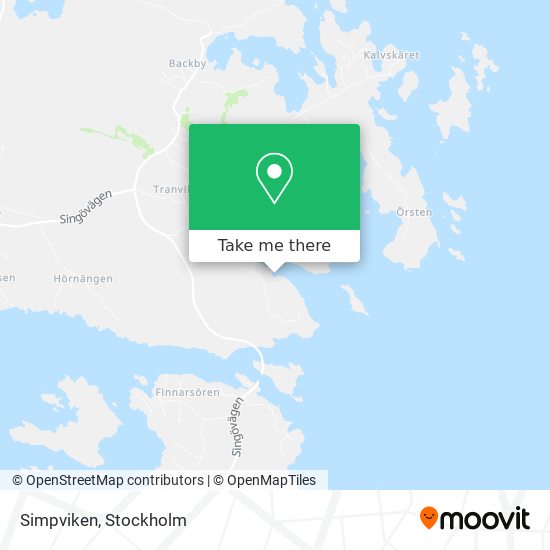 Simpviken map