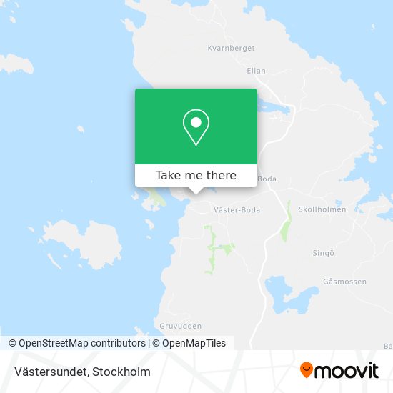 Västersundet map