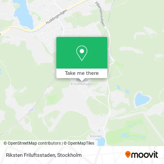 Riksten Friluftsstaden map