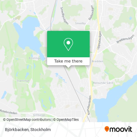 Björkbacken map