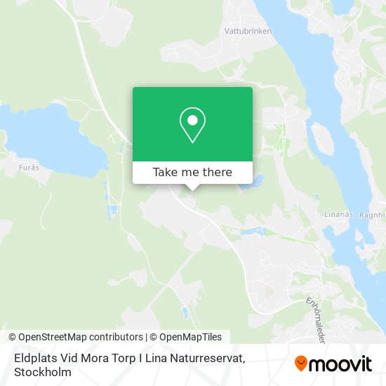 Eldplats Vid Mora Torp I Lina Naturreservat map