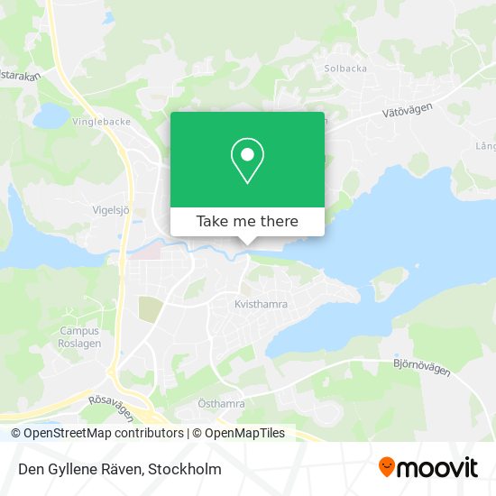 Den Gyllene Räven map