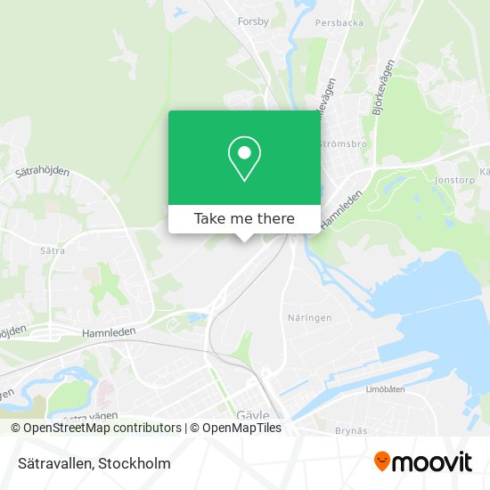 Sätravallen map