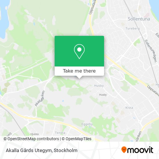 Akalla Gårds Utegym map