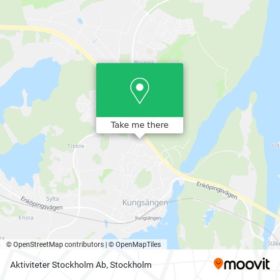 Aktiviteter Stockholm Ab map