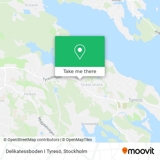 Delikatessboden I Tyresö map