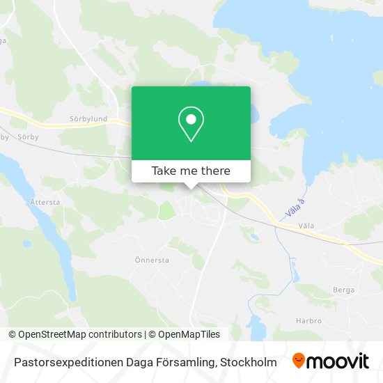 Pastorsexpeditionen Daga Församling map