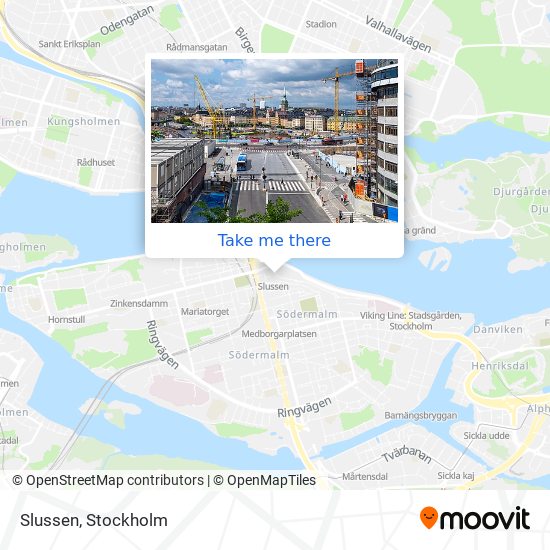 Slussen map