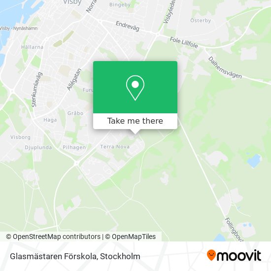 Glasmästaren Förskola map