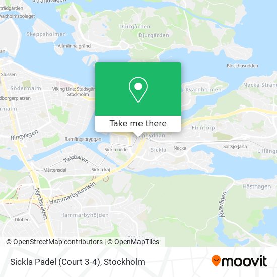 Sickla Padel (Court 3-4) map