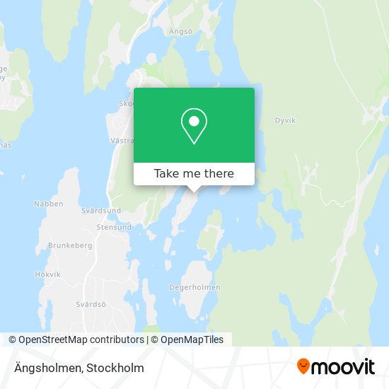 Ängsholmen map