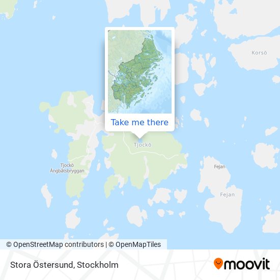 Stora Östersund map