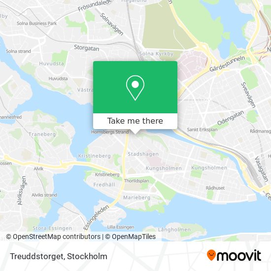 Treuddstorget map