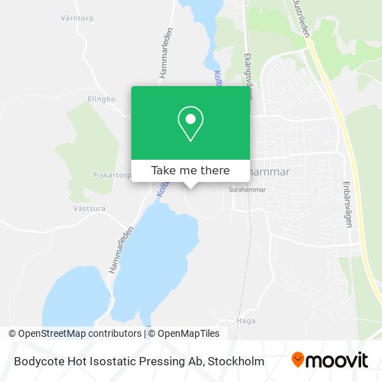 Bodycote Hot Isostatic Pressing Ab map