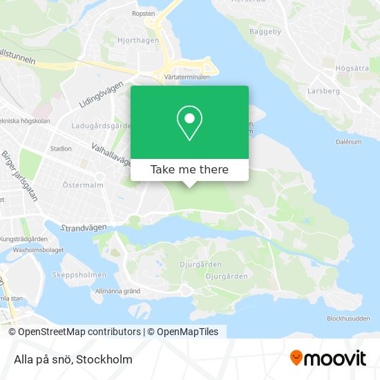 Alla på snö map