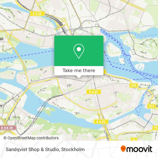 Sandqvist Shop & Studio map