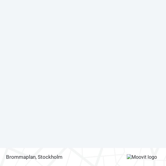 Brommaplan map