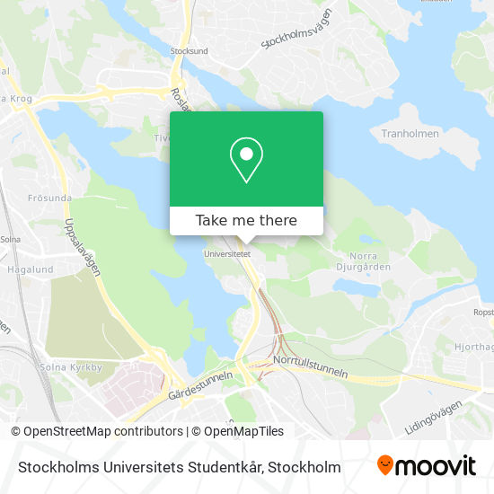 Stockholms Universitets Studentkår map