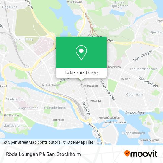 Röda Loungen På 5an map