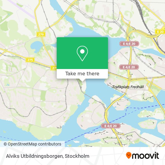 Alviks Utbildningsborgen map