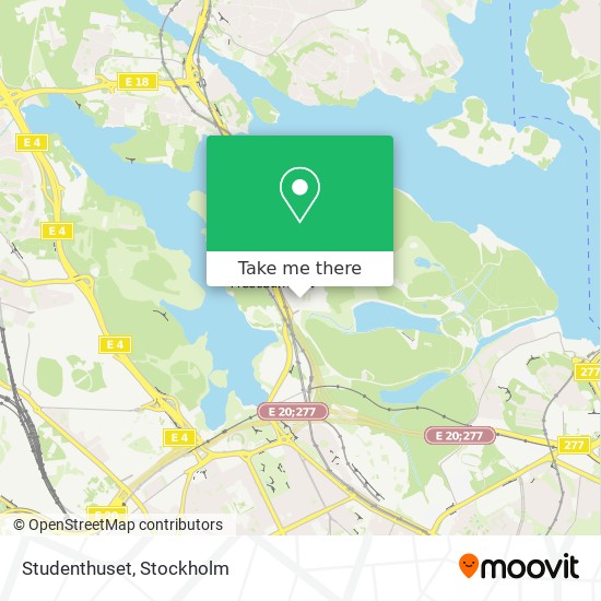 Studenthuset map