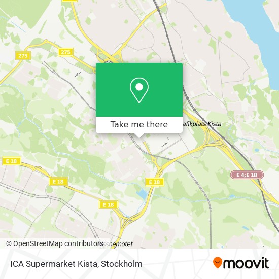 ICA Supermarket Kista map