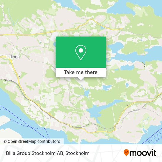 Bilia Group Stockholm AB map