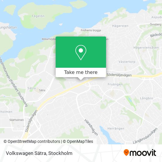 Volkswagen Sätra map