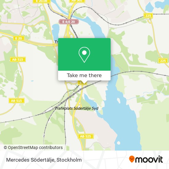 Mercedes Södertälje map