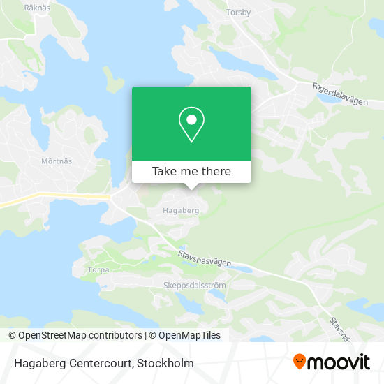 Hagaberg Centercourt map