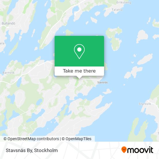 Stavsnäs By map