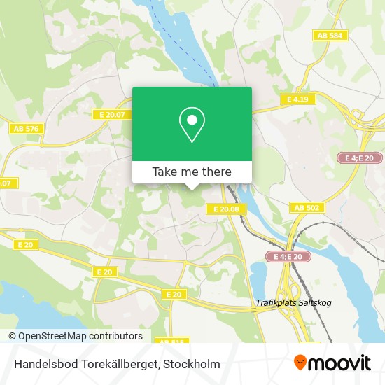 Handelsbod Torekällberget map