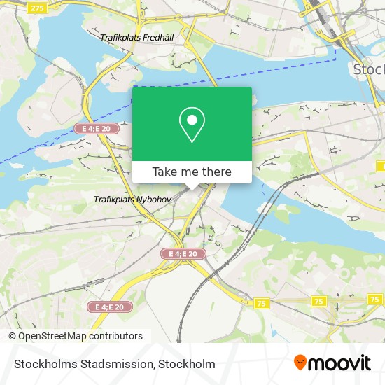 Stockholms Stadsmission map