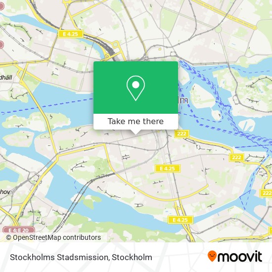 Stockholms Stadsmission map