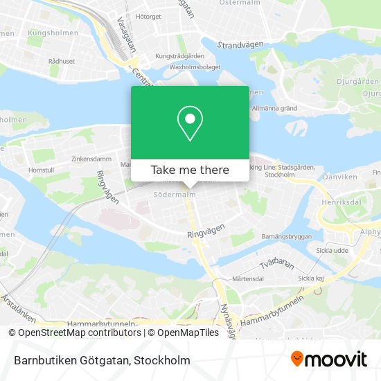 Barnbutiken Götgatan map