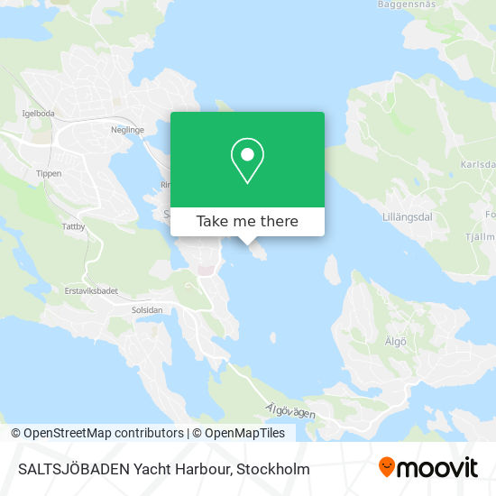 SALTSJÖBADEN Yacht Harbour map