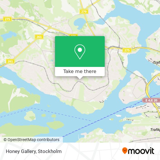 Honey Gallery map