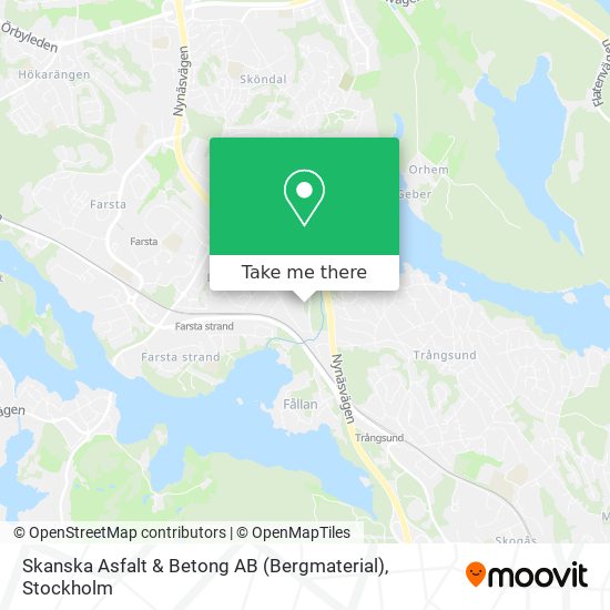 Skanska Asfalt & Betong AB (Bergmaterial) map