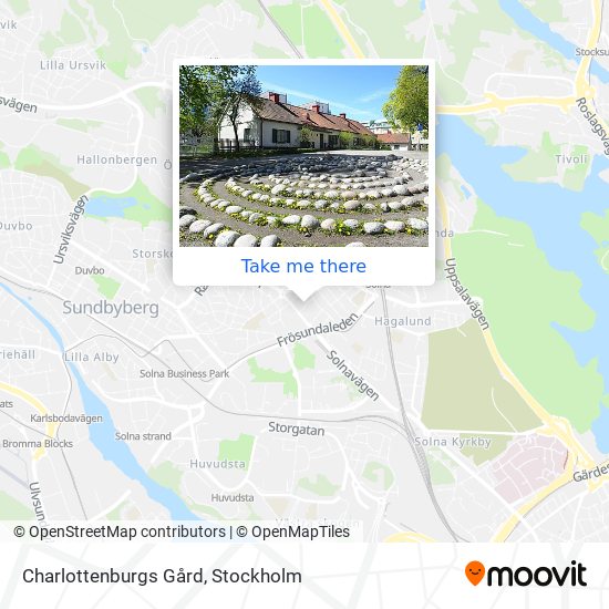 Charlottenburgs Gård map