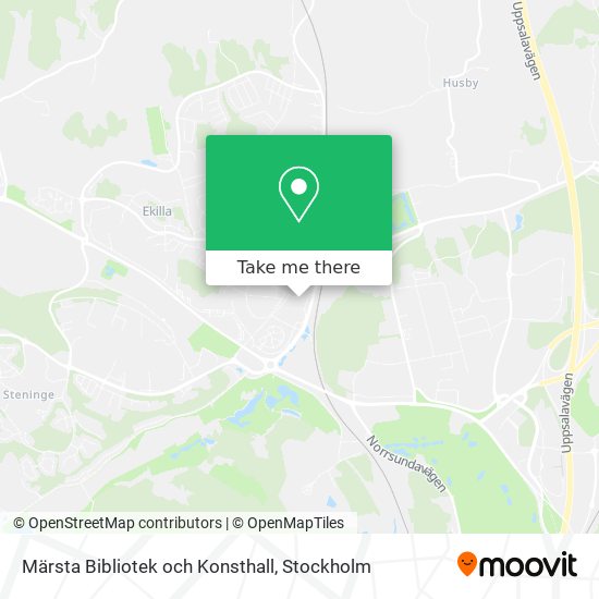 Märsta Bibliotek och Konsthall map