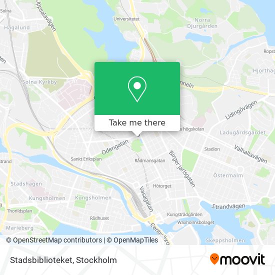 Stadsbiblioteket map