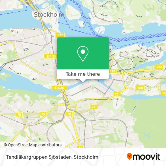 Tandläkargruppen Sjöstaden map