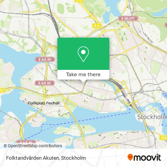 Folktandvården Akuten map