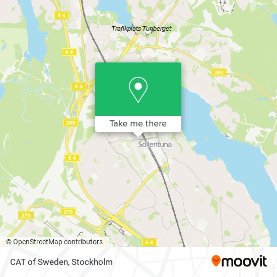 CAT of Sweden map