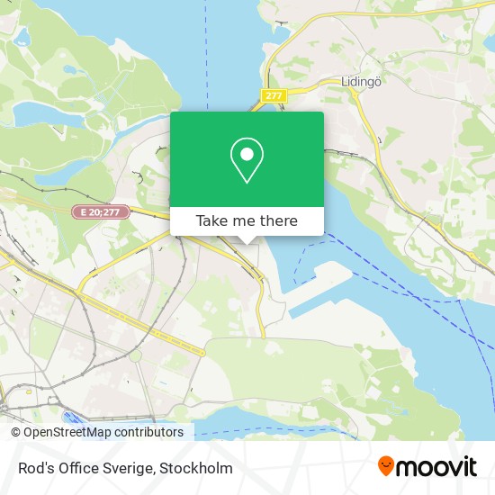 Rod's Office Sverige map