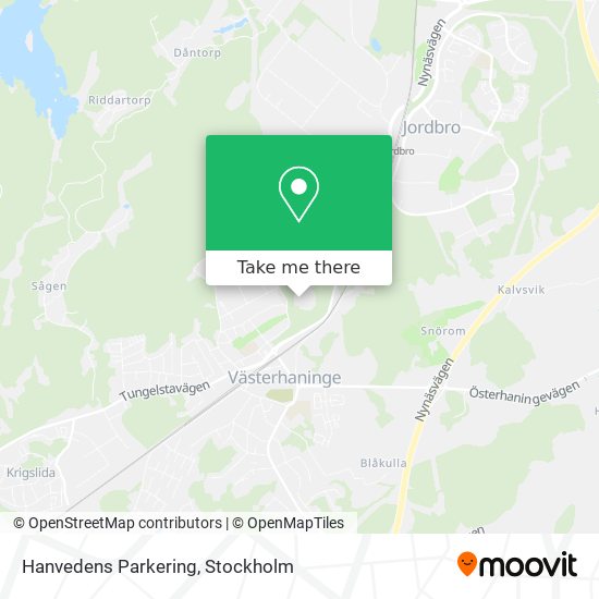 Hanvedens Parkering map