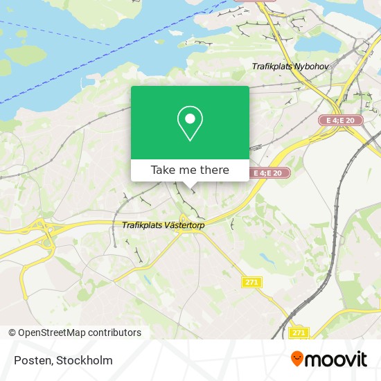 Posten map