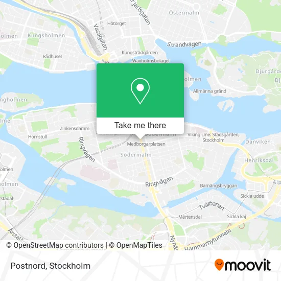 Postnord map