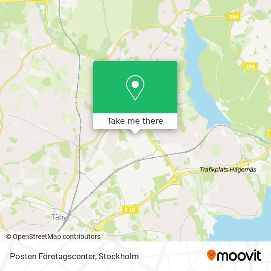 Posten Företagscenter map