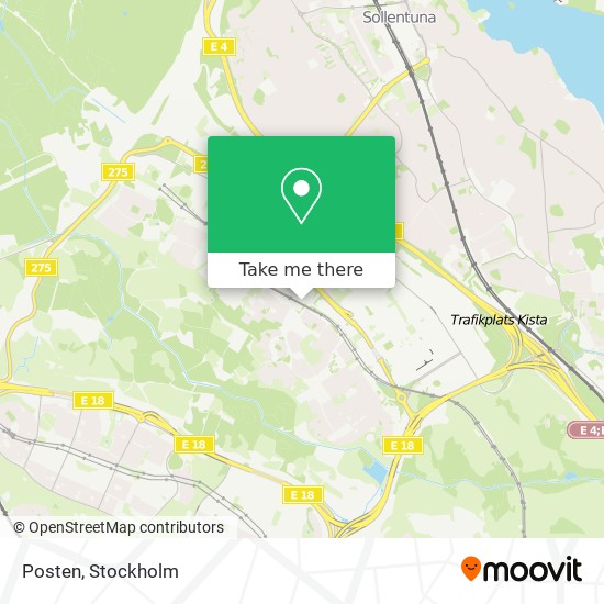 Posten map